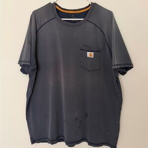 Carhartt Force Relaxed Fit T-Shirt Mens XL Grey Pocket Workwear Casual Outdoor